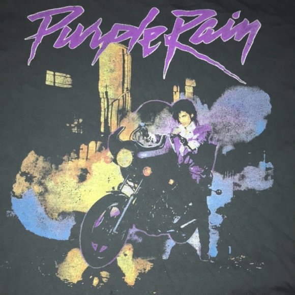 {1} Daydreamer Prince Purple Rain Long Sleeve Crop - Picture 3 of 8